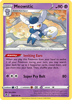 Meowstic Silver Tempest 82/195