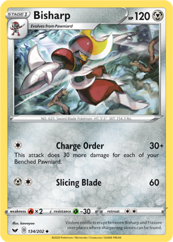 Bisharp Sword & Shield 134/202