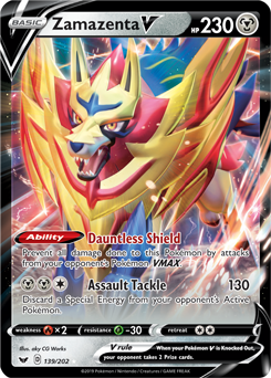 Zamazenta V Sword & Shield 139/202