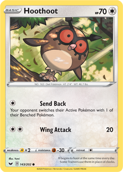 Hoothoot Sword & Shield 143/202