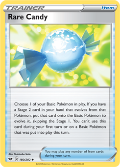 Rare Candy Sword & Shield 180/202