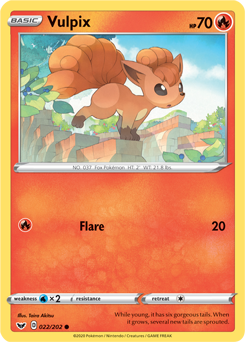 Vulpix Sword & Shield 22/202