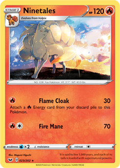 Ninetales Sword & Shield 23/202