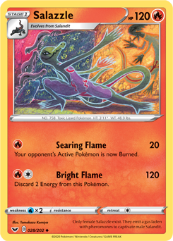 Salazzle Sword & Shield 28/202