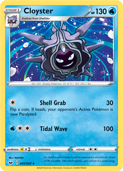 Cloyster Sword & Shield 41/202