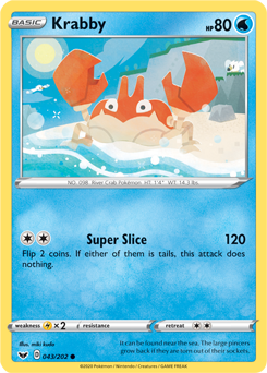 Krabby Sword & Shield 43/202