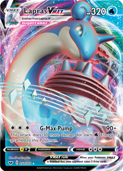 Lapras VMAX Sword & Shield 50/202