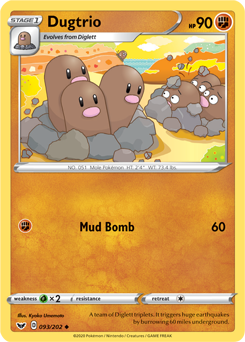 Dugtrio Sword & Shield 93/202