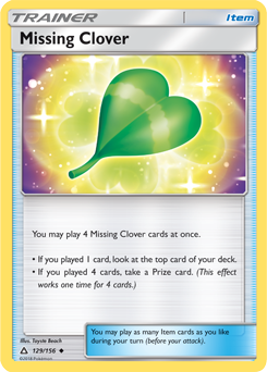 Missing Clover Ultra Prism 129/156