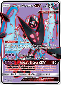 Dawn Wings Necrozma GX Ultra Prism 143/156