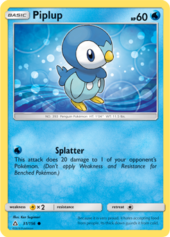Piplup Ultra Prism 31/156