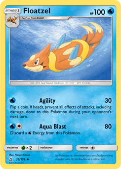 Floatzel Ultra Prism 36/156