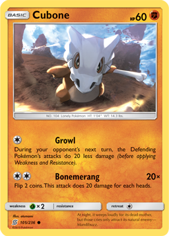 Cubone Unified Minds 105/236