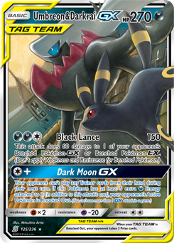 Umbreon & DarkraiTag Team GX Unified Minds 125/236