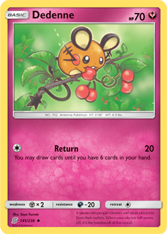 Dedenne Unified Minds 145/236