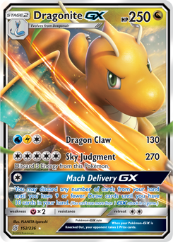 Dragonite GX Unified Minds 152/236