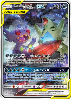 Mega Sableye & TyranitarTag Team GX Unified Minds 226/236
