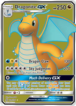 Dragonite GX Unified Minds 229/236
